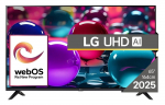 Televiisor LG, 65 tolli, 4K, Ultra HD, Smart TV, WiFi, Must (65UA73003LA)