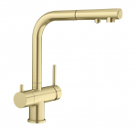 K&ouml;&ouml;gisegisti filtri valmidusega BLANCO FONTAS-S II Satin Gold HD