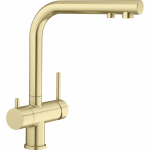 K&ouml;&ouml;gisegisti filtri valmidusega BLANCO FONTAS II Satin Gold HD