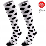 ELEVEN SPORTSWEAR DOTS Pikad kompressioonisokid - mustad CPS-DO.BW.M-L