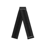 COROS APEX 4 nailonrihm &ndash; triibuline must BAND-PACE4-BLK-N