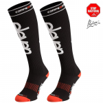 ELEVEN SPORTSWEAR DOTS Pikad kompressioonisokid - mustad CPS-EVN-BK.S