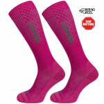 ELEVEN SPORTSWEAR Merino pikad kompressioonisokid - fuksia CPS-MER-FCH.S