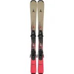 Laste m&auml;esuusakomplekt ATOMIC MAVERICK J 100-120 + C 5 GW - liivatoon / tulipunane AASS03828100