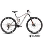 CUBE STEREO ONE22 RACE 29 full suspension bike - rawmetal/black C1 835200