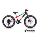 CUBE REACTION 200 PRO must-sinine-punane laste jalgratas C1 852100