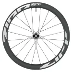 ZIPP 404 S s&uuml;sinikkiust tubeless-ketaspiduri esiratas 700C &ndash; valge graafika 00.1918.802.002
