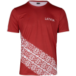 ELEVEN SPORTSWEAR kid's sports t-shirt LATVIA - red EVO-WIL-RED-LAT.104