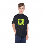 ELEVEN SPORTSWEAR Stirnu Buks laste spordis&auml;rk &ndash; Must / Fluorestseeruv KIDS_BUKS_BLACK.104