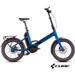 CUBE FOLD HYBRID COMFORT 500 20 elektriline kokkupandav jalgratas &ndash; electricblue&acute;n&acute;reflex C1 820110