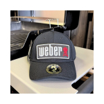 WEBER X EVELOSTORE curved cap FIVESTARS - black/white/red Weber_Cap_Black_0157110