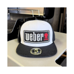 WEBER X EVELOSTORE flat cap FIVESTARS - black/white/red Weber_Cap_Black/W_0157113