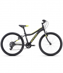 CTM ROCKY 1.0 24" laste jalgratas &ndash; must 225.038