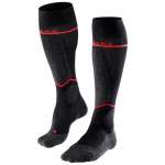 FALKE SK4 sokid &ndash; must/punane 16577301039_41