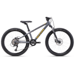 CTM ROCKY 4.0 24" laste jalgratas &ndash; matt grey / gold yellow 225.045
