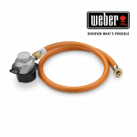 WEBER adapterkomplekt, mida kasutada Weber Q 100/1000 seerial, Go-Anywhere&trade; gaasigrillide ja Performer&trade; Deluxe &uuml;leminekuks LPG-gaasipudeli kasutamiseks, 8449 8449
