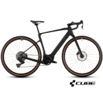 CUBE NUROAD HYBRID C:62 EXC 400X 28 elektrijalgratas - must joon C1 117250