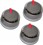 WEBER Genesis II LX juhtnuppude komplekt (3 tk), 66753 66753