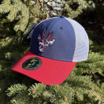 STIRNU BUKS Kaardus Trucker Cap FIVESTARS &ndash; Sinine/Punane 3BUKS_FSC_2025.55