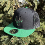 STIRNU BUKS Flat Cap FIVESTARS &ndash; Roheline/Must 7BUKS_FSC_2025.55