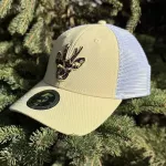STIRNU BUKS Kaardus Trucker Cap FIVESTARS &ndash; Beež/Valge 4BUKS_FSC_2025.57