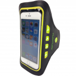 TUNTURI LED phone holder around the arm - yellow 14TUSRU181