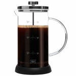 MELITTA FRENCH PRESS STANDART 8 tassi kohvimasin &ndash; must/h&otilde;bedane 351085