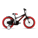 DRAG ALPHA 16 laste jalgratas &ndash; must/punane 01-01000898