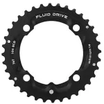 SUNRACE CRMS66 36T 104 BCD must ketiratas, must CRMS66.36-HP