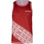 ELEVEN SPORTSWEAR Sport shirt LATVIJA - red EVO-RED-IVO-LAT.XS