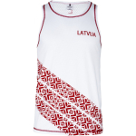 ELEVEN SPORTSWEAR Sport shirt LATVIJA white EVO-WHT-IVO-LAT.XS
