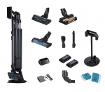 Samsung VS90F40DEK 2-in-1 stick vacuum Battery Dry HEPA Bagless 0.5 L 1300 W Black