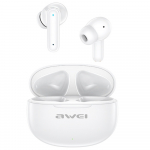 Belaidės ausinės Awei T71 baltos