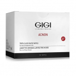 GIGI Acnon Triple Acid Rapid Wipes | Puhastavad koorivad salvr&auml;tikud happetega 30 tk.