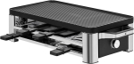 WMF Lono Raclette grill with pans and sliders, raclette 8 people, 1500 W