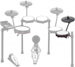 Alesis Drums Nitro Max Expansion Pack - Electric Drum Set Expansion for Nitro Max Kit with Mesh Tom Pad