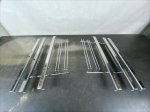Telescopic guides for oven