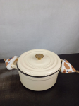 Overmont 4.7L Enameled Cast Iron Dutch Oven with Lid