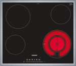 Siemens ET645FFN1E Electric Ceramic Hob with 4 Heating Hobs 60 cm