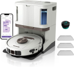 Shark PowerDetect RV2800ZEEUWH 2-in-1 Robot Vacuum Cleaner & Mop Robot White