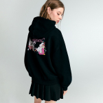 Tr&uuml;kisega kapuutsiga dressipluus Moomin