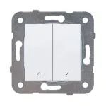 Shutter control switch Karre white