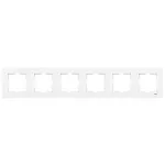 Karre Accessory White Six Gang Frame