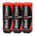 Padelipallid Black Crown Pro &ndash; 3 pakki (9 palli)
