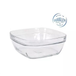 Salad Bowl Duralex Lys Squared Stackable (20 x 20 x 8 cm) (2 L)