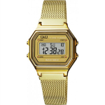 Gold Q&Q M173J026Y 33mm Quartz Watch