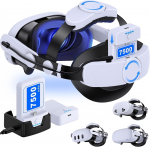 Elegamefy peapael 7500 mAh akuga Meta Quest 3 / 3S / Quest 2