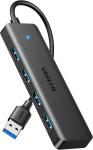 UGREEN USB 3.0 jaotur 4 porti, 5Gbps, &uuml;li&otilde;huke, PC, s&uuml;learvuti, hiir, klaviatuur, PS5