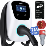 Tera Smart EV Wallbox Type 2 11 kW, Wi-Fi/Bluetooth, 7 m, valge (W01-AM-W-16A)