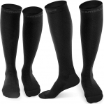 CAMBIVO kompressioon&shy;sokid (2 paari) sportimiseks ja reisimiseks, L‑XL